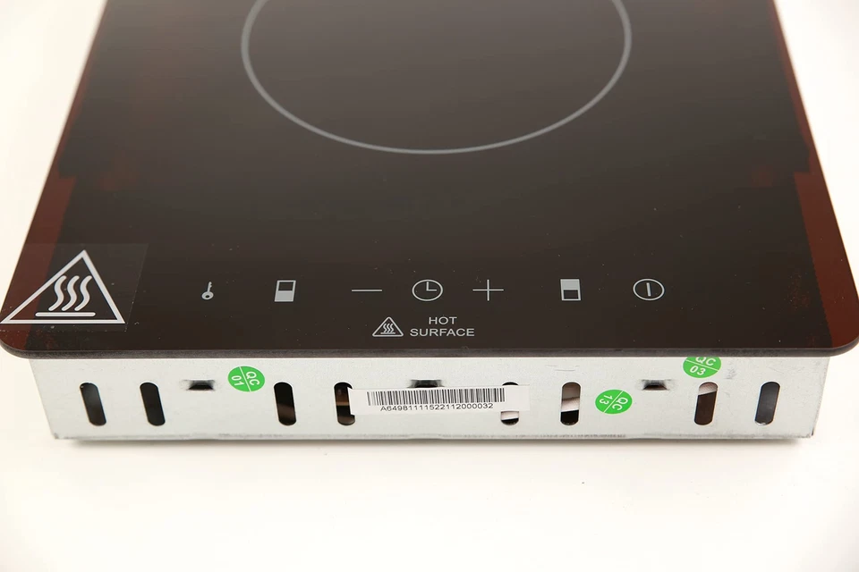 Avanti BCT115J1B-IS Cocina Eléctrica Portátil Diseño Doble Quemador con 9 Potencias Foto 3 de 4