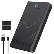 2.5 Inch SATA HDD SSD Enclosure USB 3.1 Type-C External with RGB Gaming Light