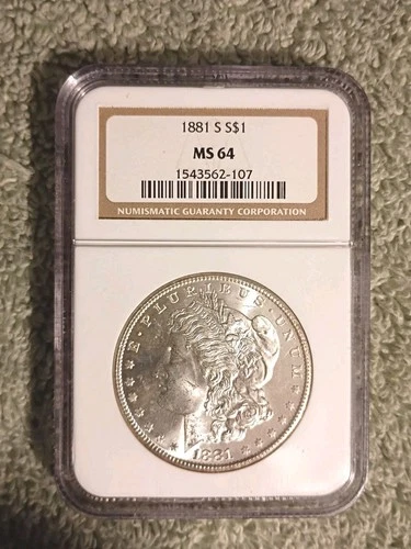 New Listing1881 S Morgan Silver Dollar NGC MS-64