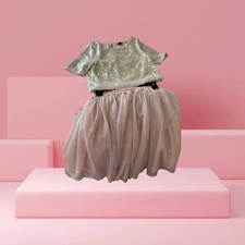 Two Piece Zunie Tulle Skirt And Sequin Top Size 12 Girls