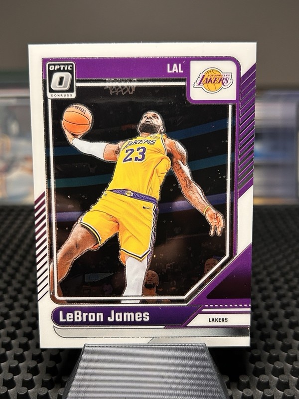 Panini 2024-25 Donruss Optic Lakers Lot LeBron #148 Bronny Jr #15 Prizm