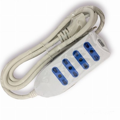 LFI 4 Seater Outlet 2P+T 10/16A Cable 1.5m H05VV-F 3G1.00MM Plug 2P+T 16A ...