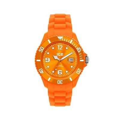 Ice-Watch Orange Plastic Band Analog Wristwatch Water-Resistant Original Box