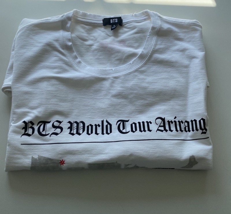 Official Authentic BTS Routing T-Shirt Arirang World Tour Las Vegas Men’s Large
