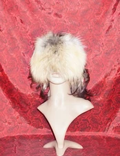 Golden Island Fox Fur Sleep Mask Blindfold