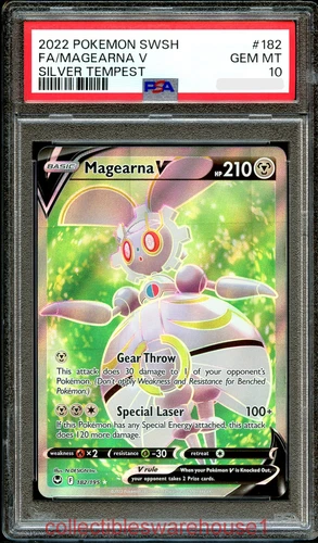 Pokemon Silver Tempest Magearna V 182 PSA 10