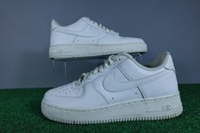 Nike Air Force 1 Low Shoes Mens Size 9.5 Triple White Leather Classic AF1