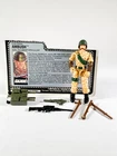 GI JOE Vintage Action Figure AMBUSH Complete with File Card 1990
