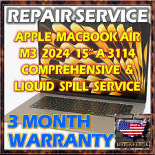 2024 APPLE MACBOOK AIR 15 A3114 M3 LAPTOP 661-40231 LOGIC BOARD REPAIR SERVICE