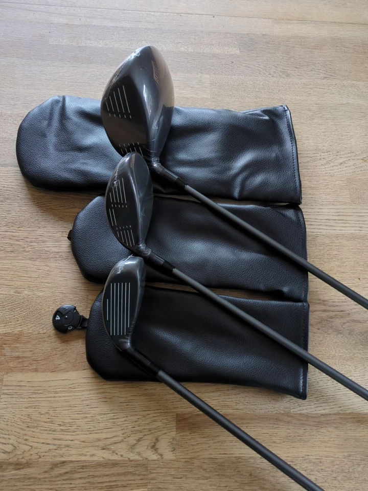 Callaway Edge Set - 10.5° Driver 3 Wood, #5 Hybrid, Gold Model - NEW - Image 2 of 4