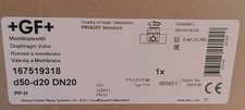 GF+ Diaphragm Valve Manual DN20 PN10 PP-H Typ 519 MPN 167519318