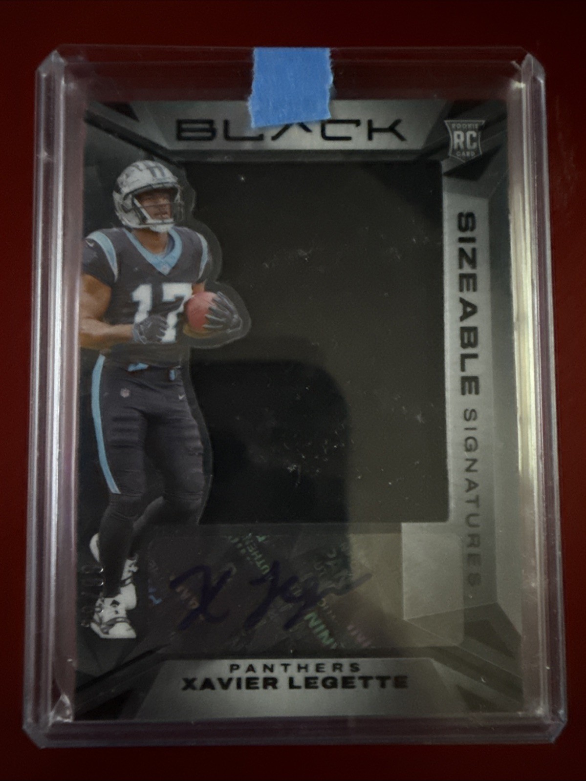 2024 Panini Black - Rookie Patch Autograph Xavier Legette #209 /99 (AU, MEM, RC)