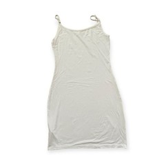 White Rayon Slip Underdress Size S Soft Casual Loungewear