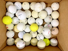 Vintage Golf Ball Collection 46 Piece Lot Mixed Brand Titleist Wilson ProStaff