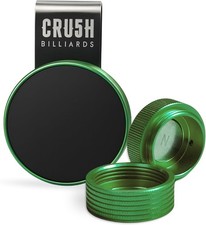 Cru5h Billiards Magnetic Chalk Holder  Green  Fits Taom V10  Payro Chalk