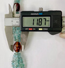 HSN Jay King Sterling Silver Apatite and Amber Beaded 18" Station Necklace — photo 8