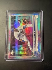2022 Topps Chrome Sonic #143 Carlos Santana Aqua/Pink Sonic Pulse Refractor /199