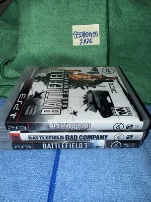 Battlefield PS3 Playstation 3 Game Bundle 2 3 4 Bad Company 1 Tested