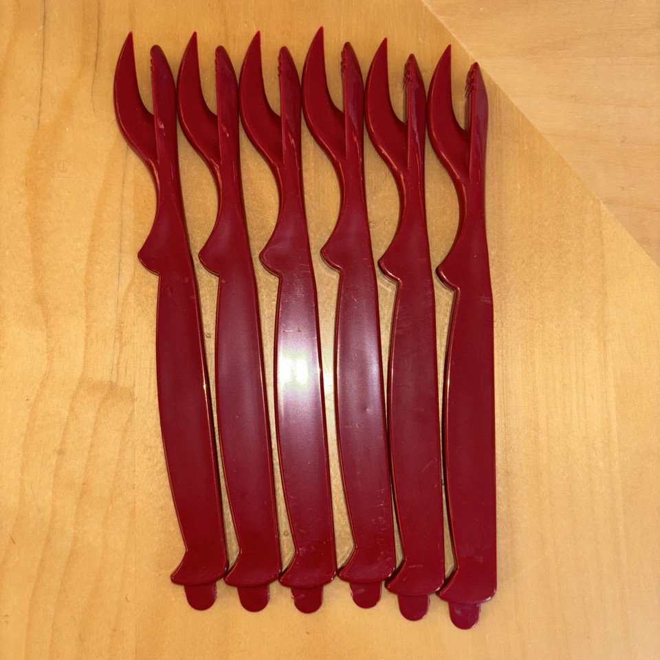 Seafood Tools Crab Crackers Set 6 Nut Cracker Forks Scissors Shellfish Lobster - Image 2 of 4