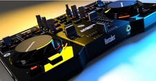 Hercules DJ Control Instinct – Contrôleur DJ USB 2 Platines Mixage PC/Mac MIDI