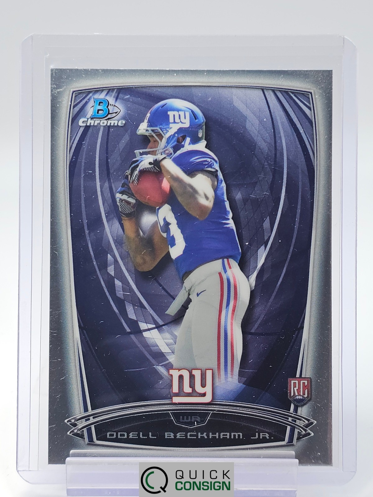 ODELL BECKHAM JR 2014 BOWMAN CHROME ROOKIE #190 NEW YORK GIANTS A Q0014