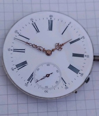 Pocket Watch Advance Retard Movement Working. 47.40mm