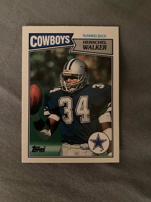 1987 Topps UK American Hershel Walker #58 Rookie MINT