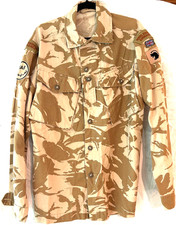 Vintage British Army Royal Marine Commando Desert Camo Combat Field Jacket