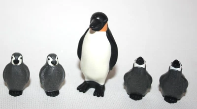 PLAYMOBIL 4013 6634 9062 6259 PINGOUIN EMPEREUR AVEC 4 PETITS ZOO AQUARIUM - Photo 1/2