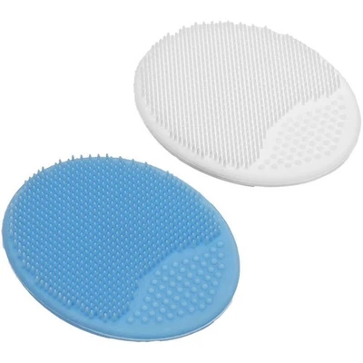 Peeling und Massage Milchschorf-Badebürsten für Babys, Blau und , 2er-P2761 - Bild 1 von 4