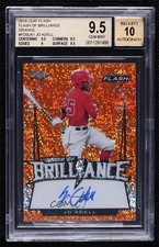 2018 Leaf Flash of Brilliance Orange 1/10 Jo Adell BGS 9.5 GEM MINT Auto 1u4