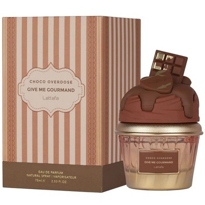 Lattafa Unisex Give Me Gourmand Choco Overdose EDP Spray 2.53 oz Fragrances