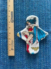 Wonder Woman! Reusable handmade menstrual pads - set of THREE