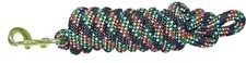 Hamilton Poly Horse Lead Rope with Bolt Snap, 10' Long x 5/8" Thick, Black Co...