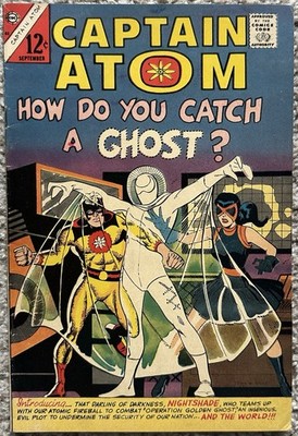 CAPTAIN ATOM COMIC #82 (CHARLTON,1966) 1ST NIGHTSHADE SILVER AGE ~