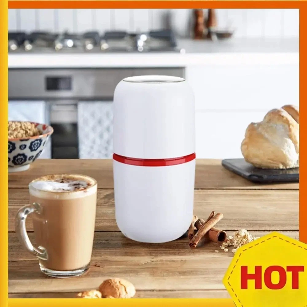 **80g Electric Coffee Grinder 200W Stainless Steel Blade for Beans & Spices**
