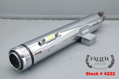 2014 Harley Street Glide RINEHART 4.5'' SLIP ON Exhaust Muffler Pipe DBX45 #4222
