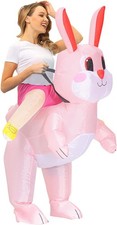 Inflatable Easter Bunny Costume Blow up Rabbit Costume Rabbit Mascot Costume Uni