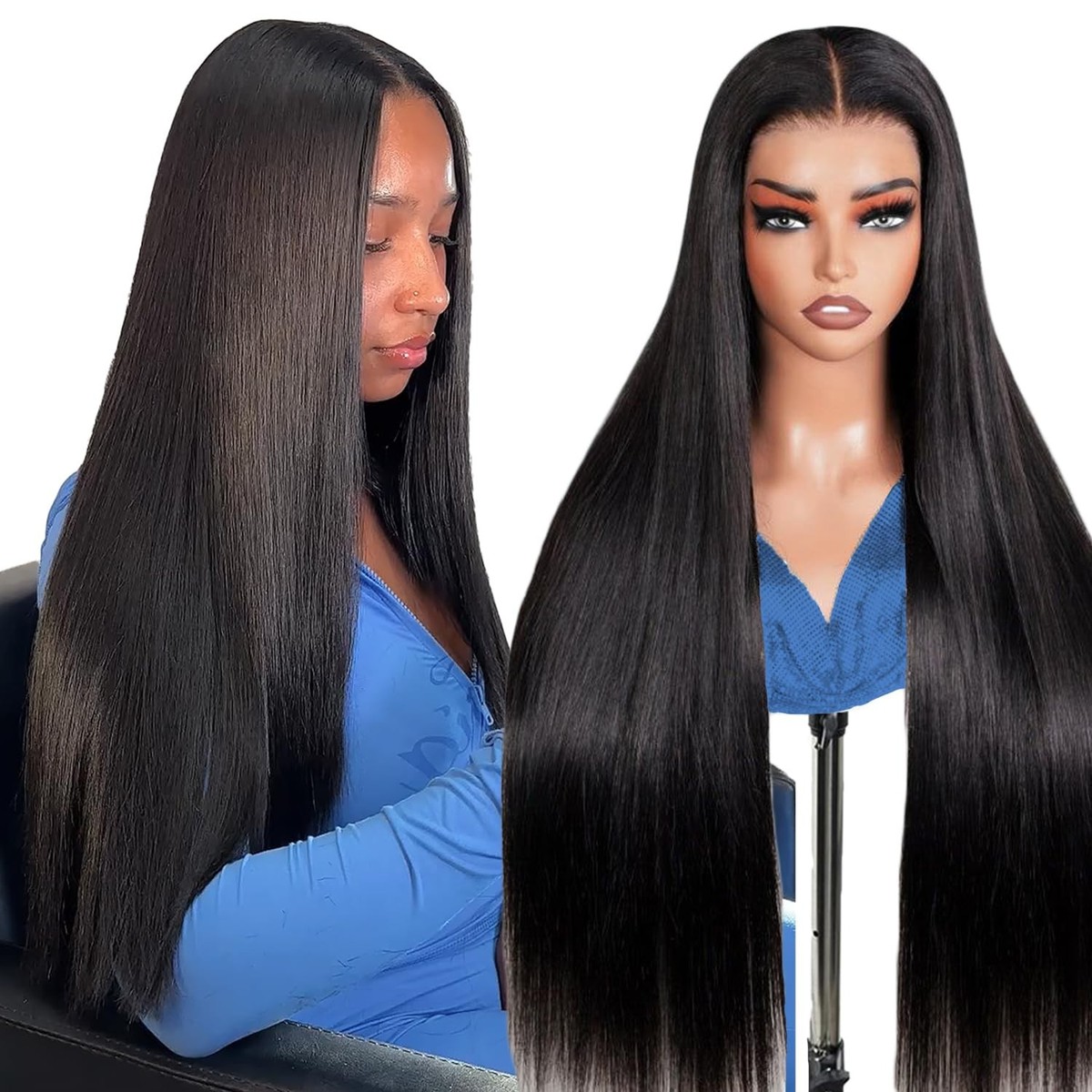 250 Density 13x6 HD Lace Front Wigs Human Hair Pre Plucked 26 Inch