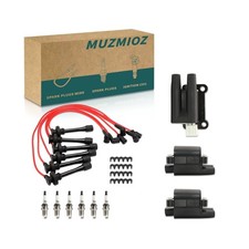 Set of 2 UF196 Set of 1 UF197 Ignition Coils Pack with 6 Iridium Spark Plug...