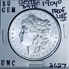 1904 O BU GEM MORGAN SILVER DOLLAR UNC MS+++ U.S. MINT RARE COIN 2627