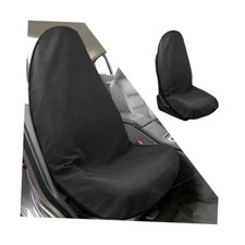 Mandark Waterproof Towel Car Seat Cover, Sweatproof Non Slip Bucket Black