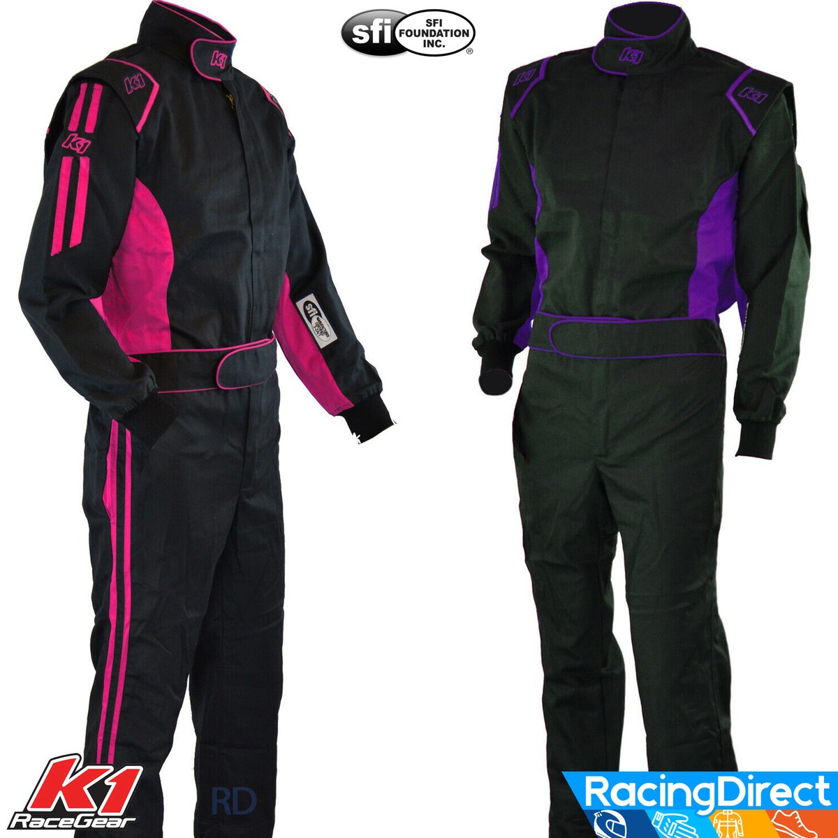 K1 - Challenger SFI-1 Auto Racing Suit - Nomex Style Fire