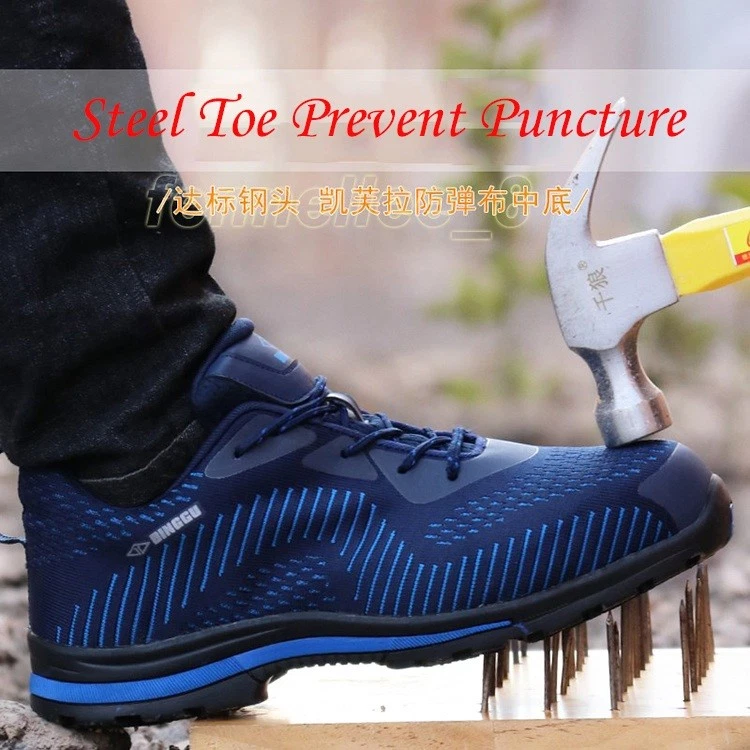 Blue hammer safety shoes 2025
