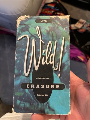 Erasure:  WILD! Tour @ the London Arena 12/89 VHS Tape
