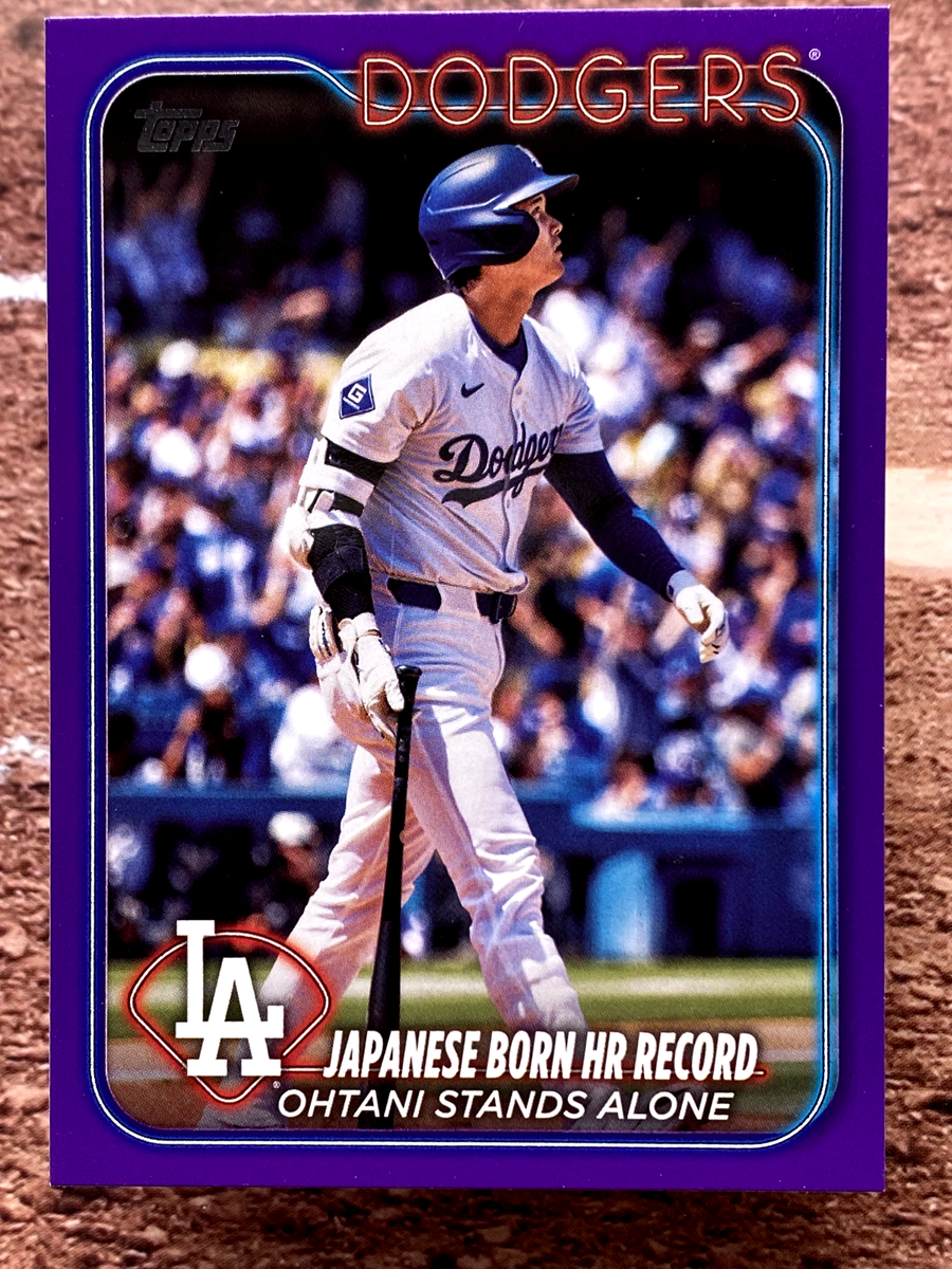 Shohei Ohtani 2024 Topps Update Meijer Purple Ohtani Stands Alone