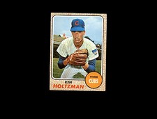1968 Topps 60 Ken Holtzman VG-EX #D519223