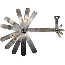 KASTAR Spark Plug Gap Tool Vintage Folding Feeler Gauge Gapping Tool