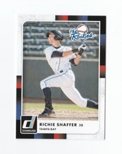 2016 Donruss The Rookies #TR15 Richie Shaffer Tampa Bay Rays