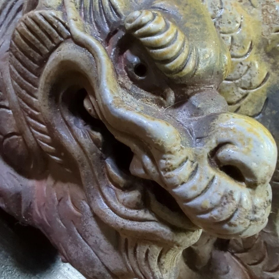 Figura de colección BIZEN Ware DRAGÓN cerámica zodiaco estatua 9,4 pulgadas de Japón Foto 3 de 4